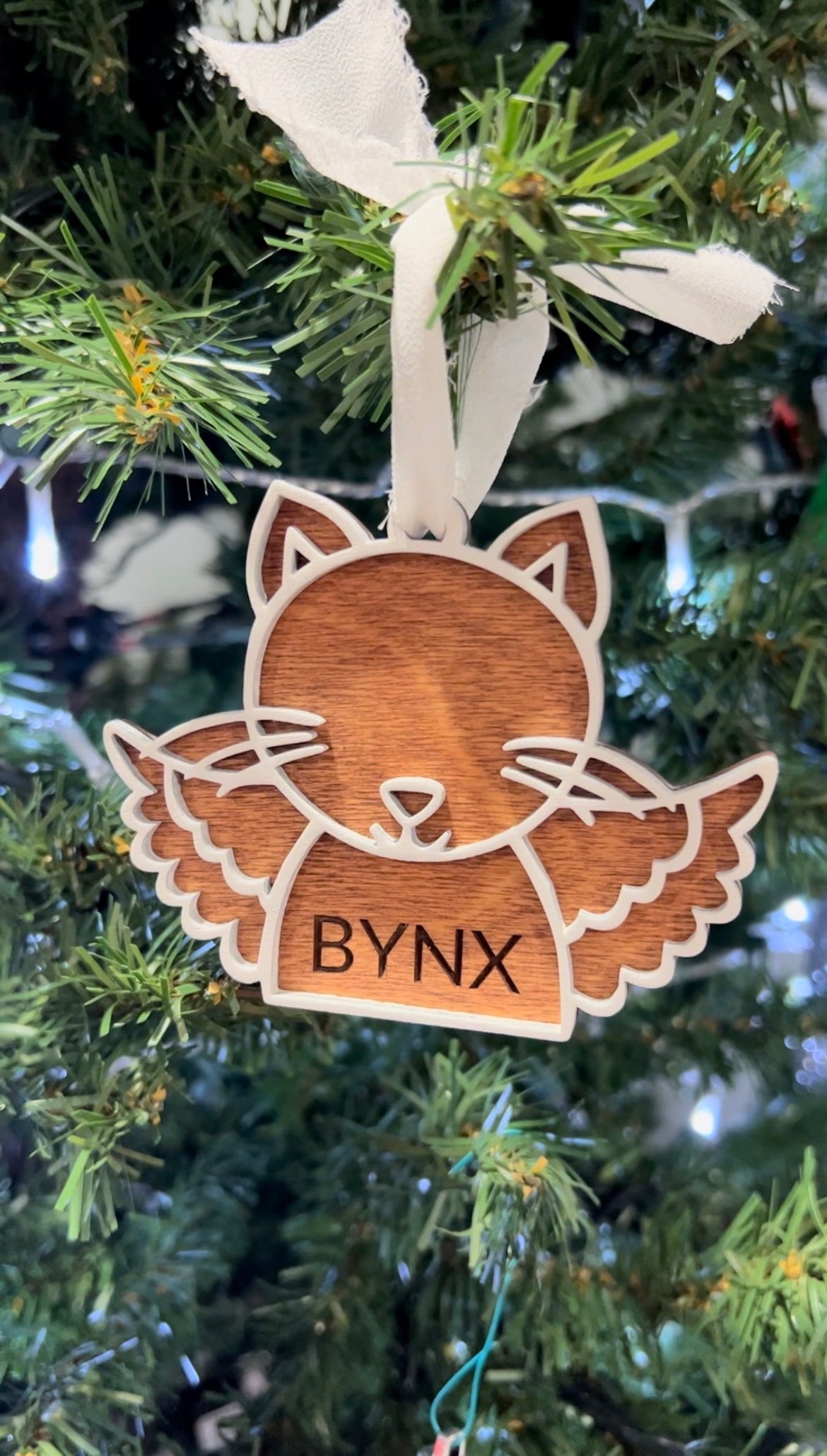 Angel Kitty Ornament