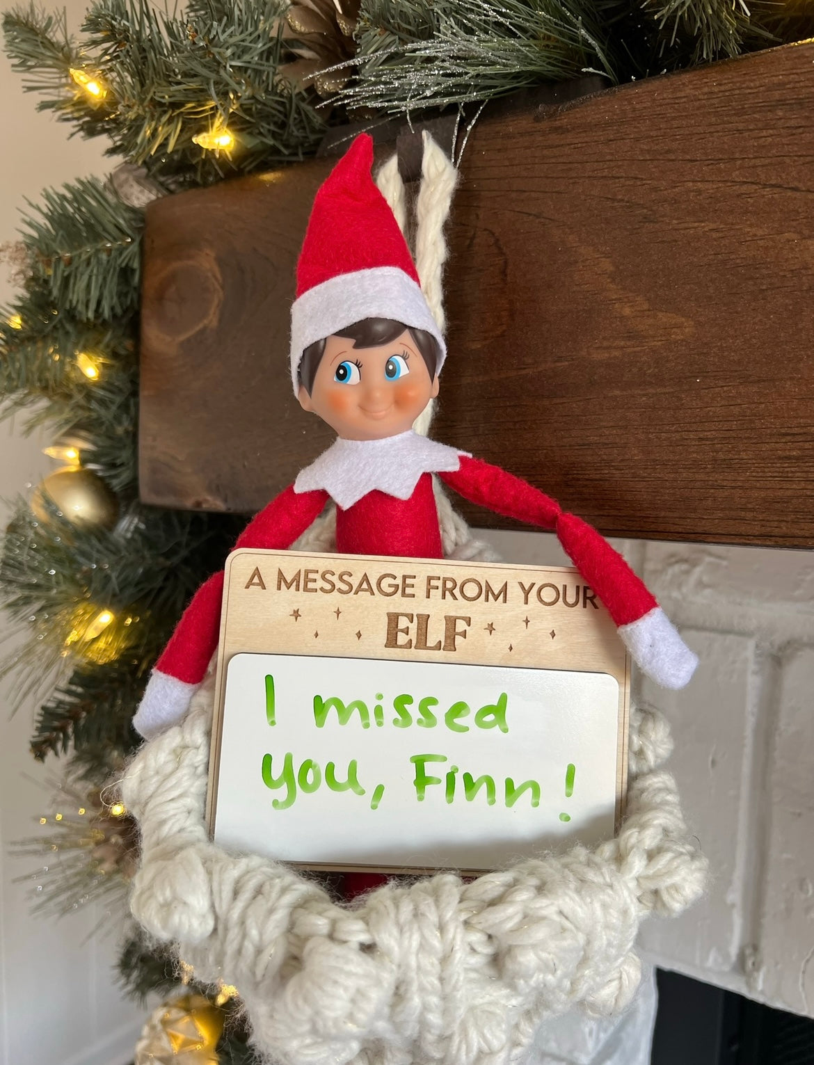Dry Erase Elf Board