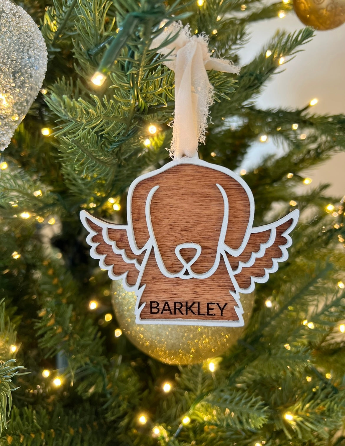 Puppy Angel Ornament